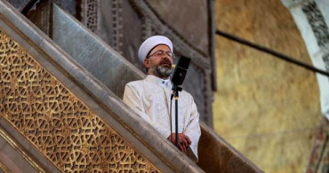Ayasofya Camii'nde 86 Yıl Sonra İlk Bayram Hutbesi Okundu