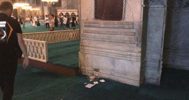 Ayasofya Camii’nden Çıkan Gizemli Kağıt Ekipleri Harekete Geçirdi