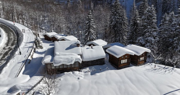 Ayder Yaylası'nda Kış Manzarası: Dron Görüntüleri