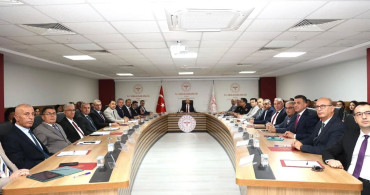 Aydın'da bağımlılıkla mücadele il koordinasyon kurulu toplandı