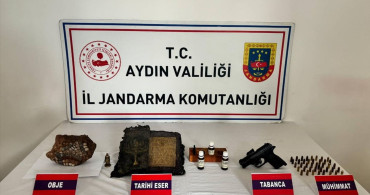 Aydın'da Bizans Dönemine Ait Eserler Ele Geçirildi