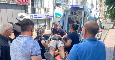 Aydın'da kamyonetin yayaya çarpması sonucunda bir kişi yaralandı