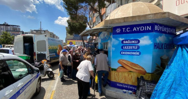 Aydın'da Kurban Bayramı Öncesi Halk Ekmek Yoğunluğu