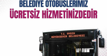 Aydın'da Kurban Bayramı'nda Ücretsiz Otobüs Hizmeti