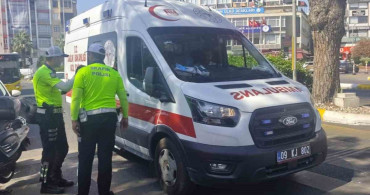 Aydın'da motosiklet kazası: Sürücü yaralandı