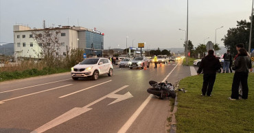 Aydın'da Motosiklet ve Hafif Ticari Araç Çarpıştı