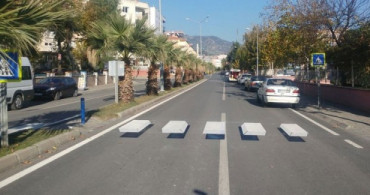 Aydın'da Yaya Geçitleri 3 Boyutlu Olarak Boyandı