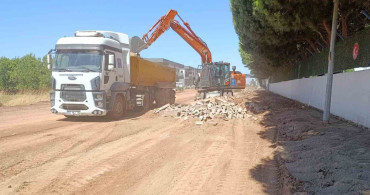 Aydın'da yol çalışmaları sürüyor