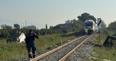 Aydın'daki Hemzemin Geçitte Tren Kazası