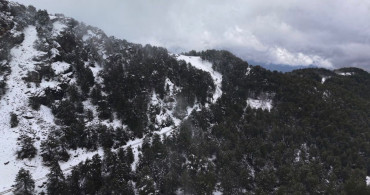 Aydın'ın Paşa Yaylası'nda Bahar Ayında Kış Manzarası