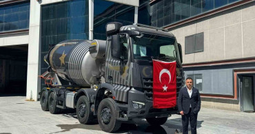 Aydınlı işadamı Yusuf Mendeş'ten Solo Türk’e beton mikserli teşekkür