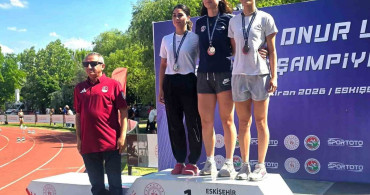 Aydınlı Tuana, heptatlon branşında Türkiye şampiyonu oldu