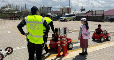 Aydıntepe'de Öğrencilere Uygulamalı Trafik Eğitimi
