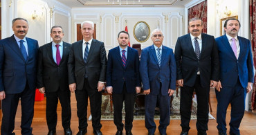 AYM Başkanı Kadir Özkaya'nın Adalet Bakanı Akın Gürlek'e Ziyareti