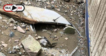 Heyelan Altında Kalan Ailenin Son Görüntüleri