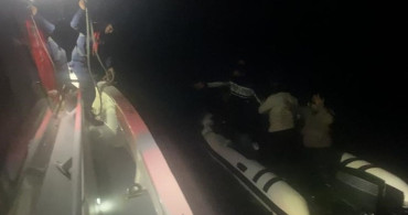 Ayvacık'ta 8 Düzensiz Göçmen Kurtarıldı