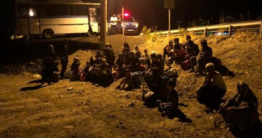 Ayvalık'ta 99 Düzensiz Göçmen Yakalandı