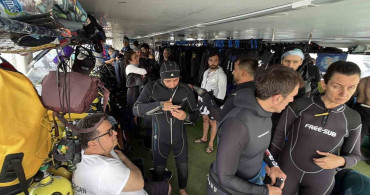 Ayvalık’ta bin 500 yıllık Bizans batığı sportif dalışa açıldı