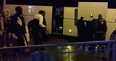 Ayvalık'ta Sağanak Altında Göçmen Operasyonu