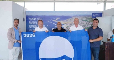 Ayvalık'ta yeni kum adası plajı hizmete açıldı