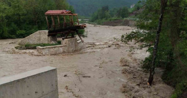 Azdavay'da Sağanak Sonrası Sel Felaketi