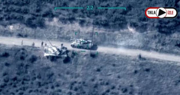 Azerbaycan Ermenistan'ın Tankını Havaya Uçurdu! O Anlar Kamerada