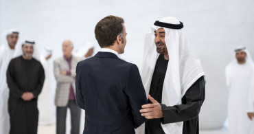 BAE Devlet Başkanı Bin Zayid ve Fransa Cumhurbaşkanı Macron İkili Görüşme Gerçekleştirdi