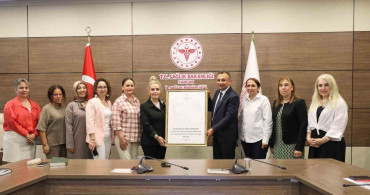Bafra Sağlıklı Hayat Merkezi 'bebek dostu' unvanı aldı