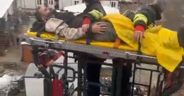 Bafra'da İnşaat Kazası: Bir İşçi Yaralandı