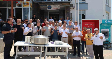 Bafra'da Muharrem ayına özel 3 bin kişilik aşure ikramı