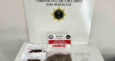 Bafra'da narkotik operasyonu: Uyuşturucu ticareti yaparken yakalandı