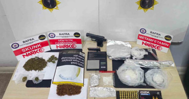 Bafra'da uyuşturucu ve silah operasyonu: sanıklara 18’er yıl hapis