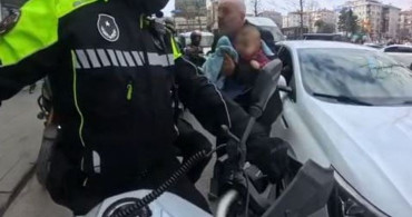 Bahçelievler'de Motorize Zabıta Ekibi 3 Aylık Bebeği Kurtardı