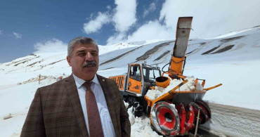 Bahçesaray Yolu Açılmak Üzere