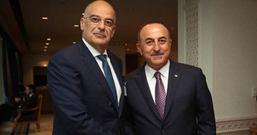 Bakan Çavuşoğlu, Yunan Mevkidaşı ile Görüştü