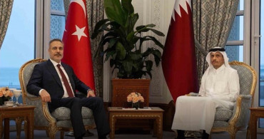 Bakan Fidan Katarlı Başbakan Yardımcısı İle Bir Araya Geldi