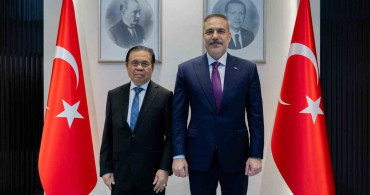 Bakan Fidan, Moro İslam Kurtuluş Cephesi lideri İbrahim'i kabul etti