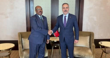 Bakan Fidan, Sudanlı mevkidaşı Salem ile bir araya geldi