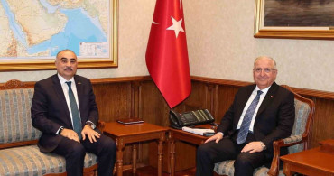 Bakan Güler, Azerbaycan büyükelçisi Memmedov'u kabul etti