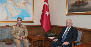 Bakan Güler, Irak’ın Ankara askerî ataşesini kabul etti