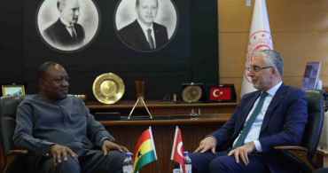 Bakan Işıkhan, Gana Çalışma Bakanı Pelpuo ile görüştü