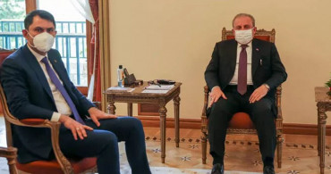 Çevre ve Şehircilik Bakanı Kurum İle TBMM Başkanı Şentop Müsilaj Sorununu Görüştü