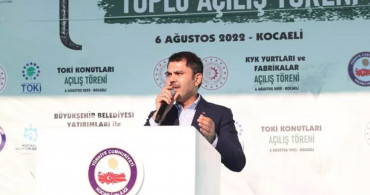 Bakan Kurum müjdeyi verdi: ‘Yılsonu itibariyle Cedit Mahallesi’ne 800 tane konutumuzu kazandıracağız’