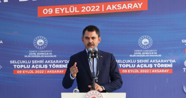 Bakan Kurum’dan Aksaray açılış töreninde dikkat çeken açıklamalar: ‘Yatırım değeri 2 milyar lirayı bulan 5 bin 172 konutu yaptık’