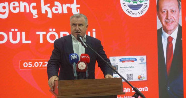 Bakan Osman Aşkın Bak: En büyük hedefimiz gençleri spora yönlendirerek kötü alışkanlıklardan uzak tutmak