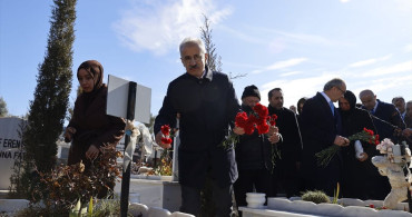 Bakan Uraloğlu, Malatya'da Deprem Şehitlerini Andı