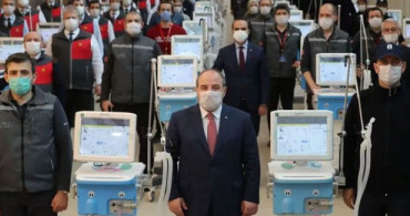 Bakan Varank Yerli Solunum Cihazı Teslimatında Konuştu: İnşallah Mayıs Sonuna Kadar Beş Bin Cihaz 