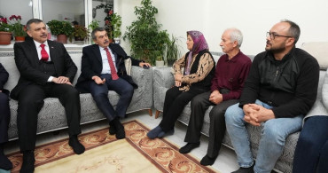 Bakanlar Tekin ve Çiftçi'den Fatma Nur Çelik'e Taziye Ziyareti