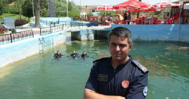 Balık adamlar Sakaryabaşı'nda eğitimlerini sürdürüyor