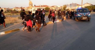 Balıkesir Ayvalık'ta 50 Düzensiz Göçmen Yakalandı